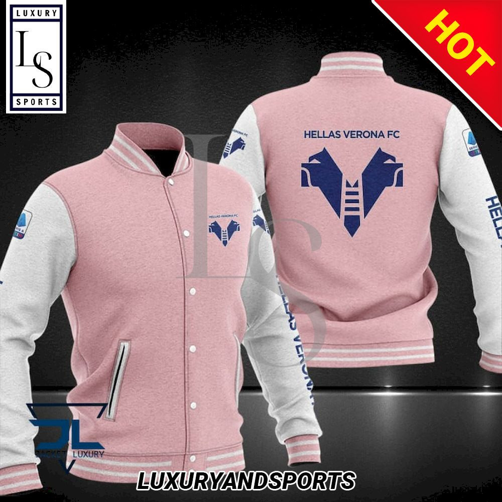 Hellas Verona Varsity Baseball Jacket for Men & Women | Soccer Team Fan Gift