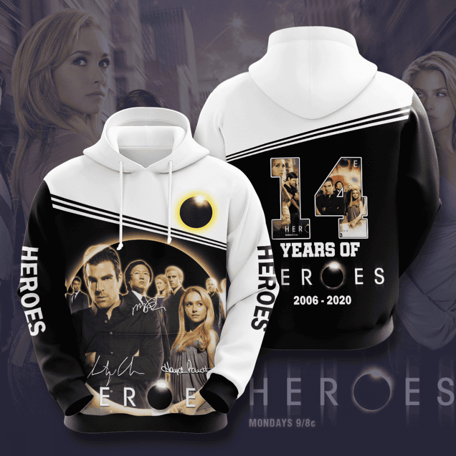 Heroes 3D All Over Print Hoodie & Zip Hoodie