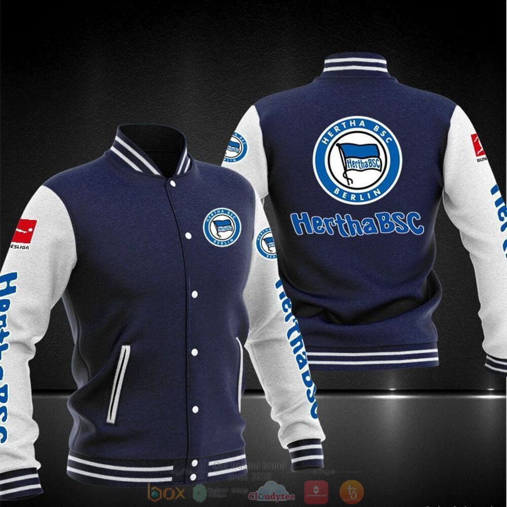 Hertha BSC Varsity Baseball Jacket for Men & Women | Soccer Team Fan Gift