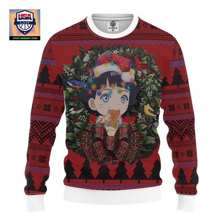 Himawari Crayon Shinchan Mc Ugly Christmas Sweater Thanksgiving Gift