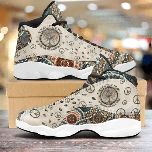 Hippie Every Little Thing Is Gonna Be Alright Jd13 Sneaker Shoes