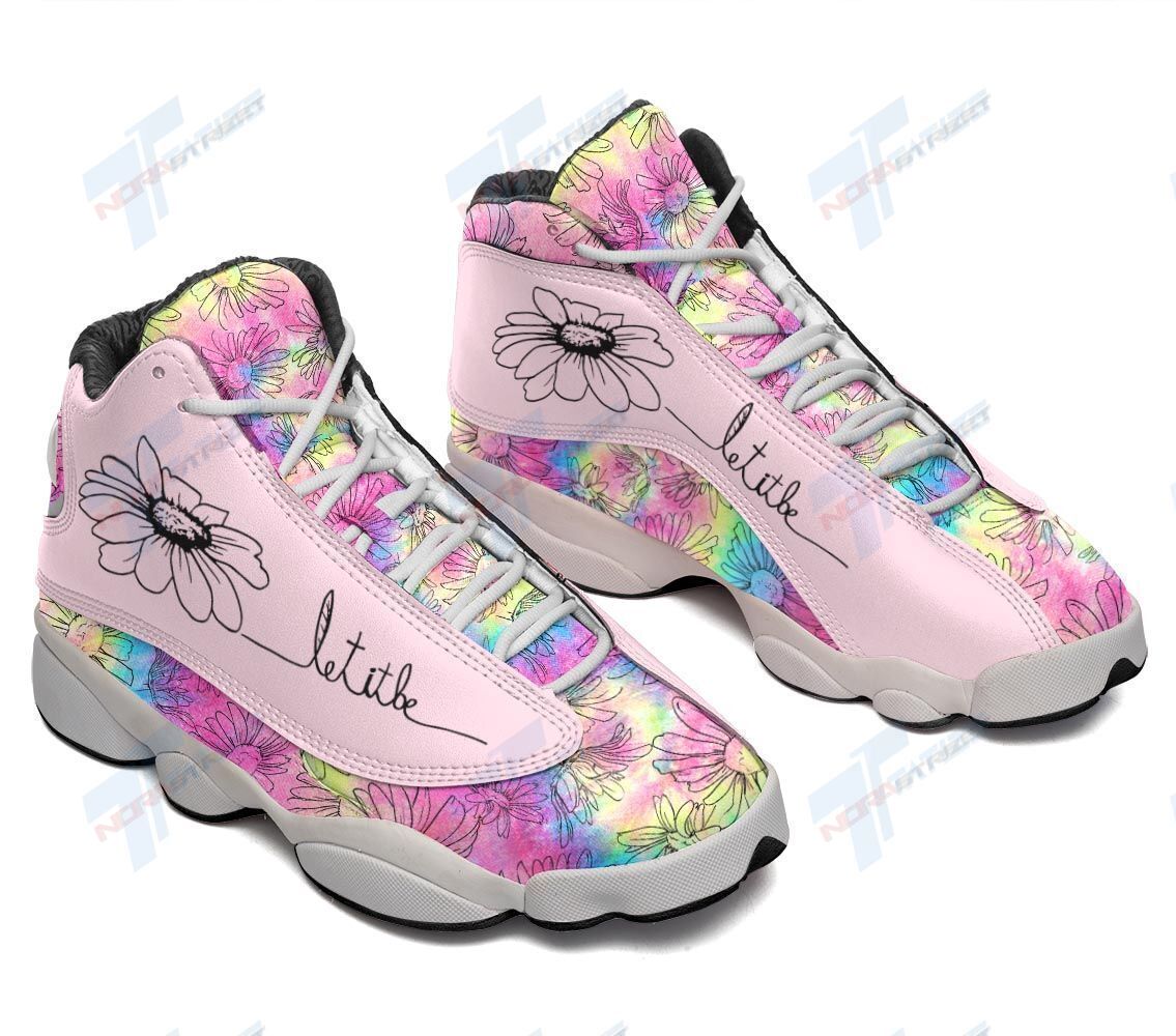 Hippie Flower Let It Be JD13 Sneakers Shoes for Men & Women | Stylish Streetwear Shoes