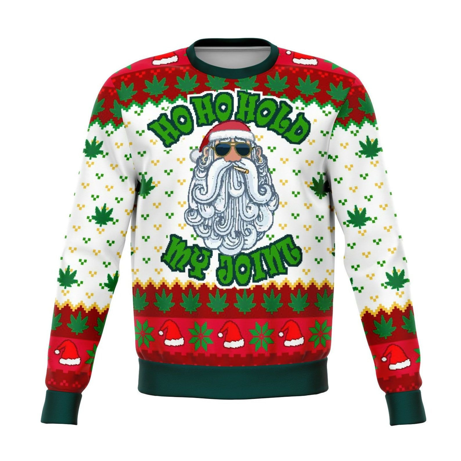 Ho Ho Ho Ho My Joint Dank Ugly Christmas Sweater, Perfect Holiday Gift
