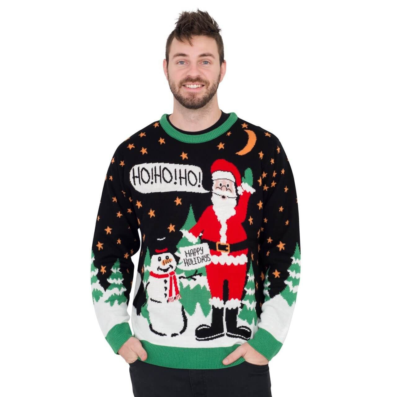 Ho Ho Ho Ugly Christmas Sweater,