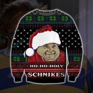 Ho Ho Holy Schnikes Knitting Ugly Christmas Sweater, Perfect Holiday Gift