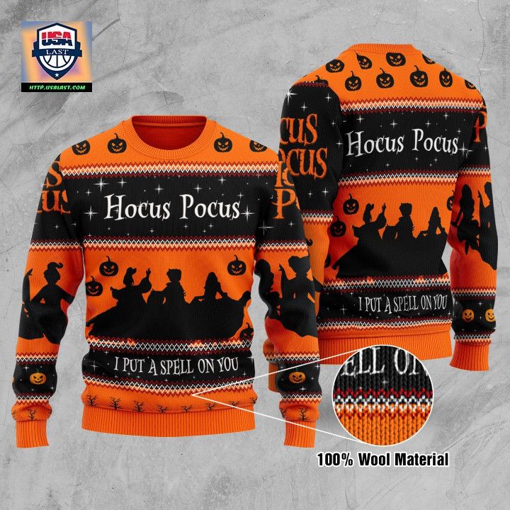 Hocus Pocus I Put A Spell On You Ugly Sweater