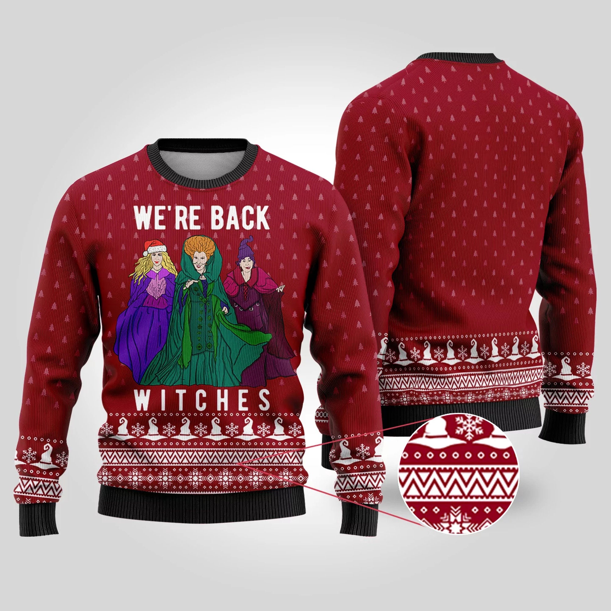 Hocus Pocus Ugly Christmas Sweater