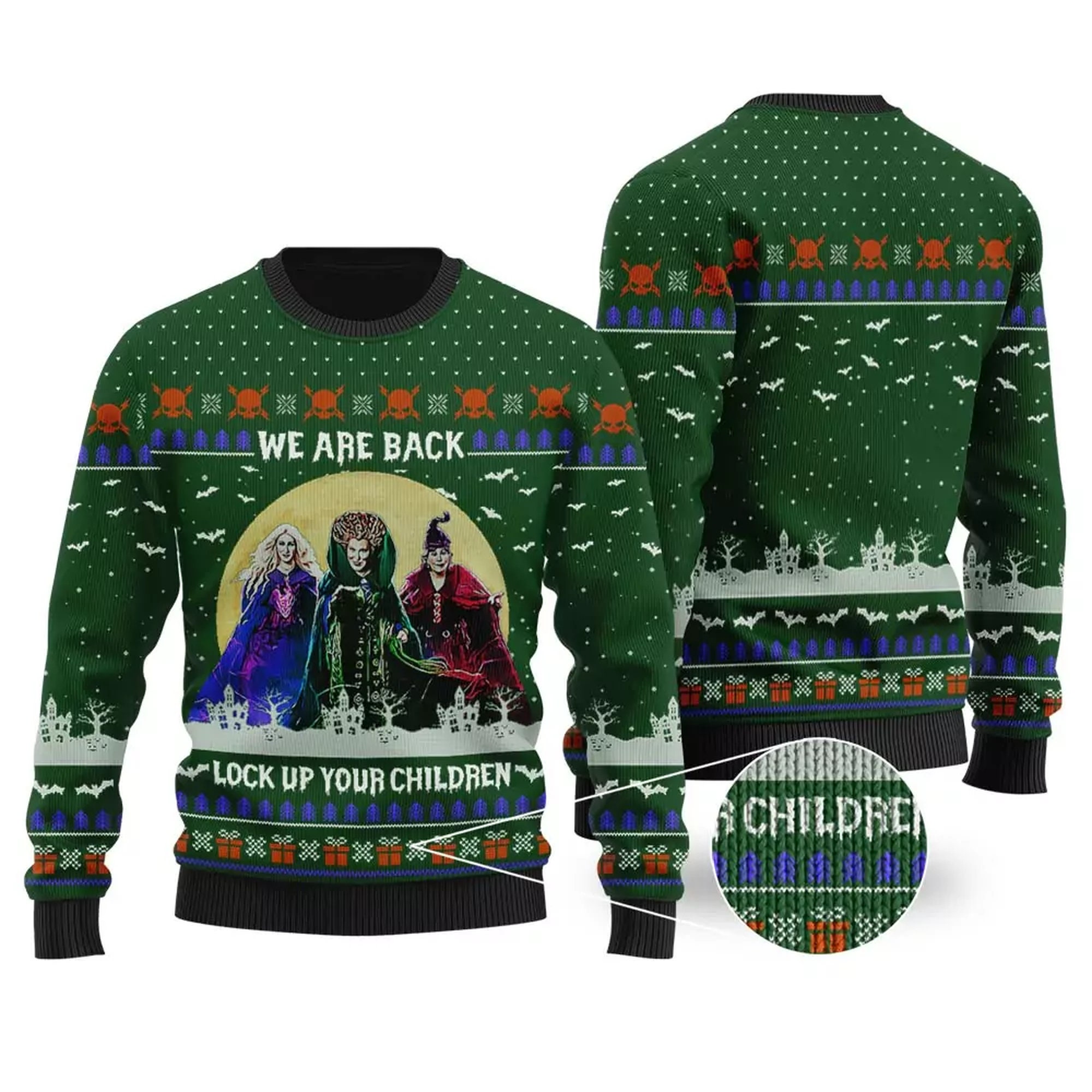 Hocus Pocus Ugly Christmas Sweater