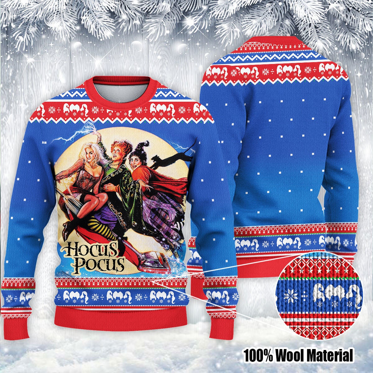 Hocus Pocus Ugly Christmas Sweater