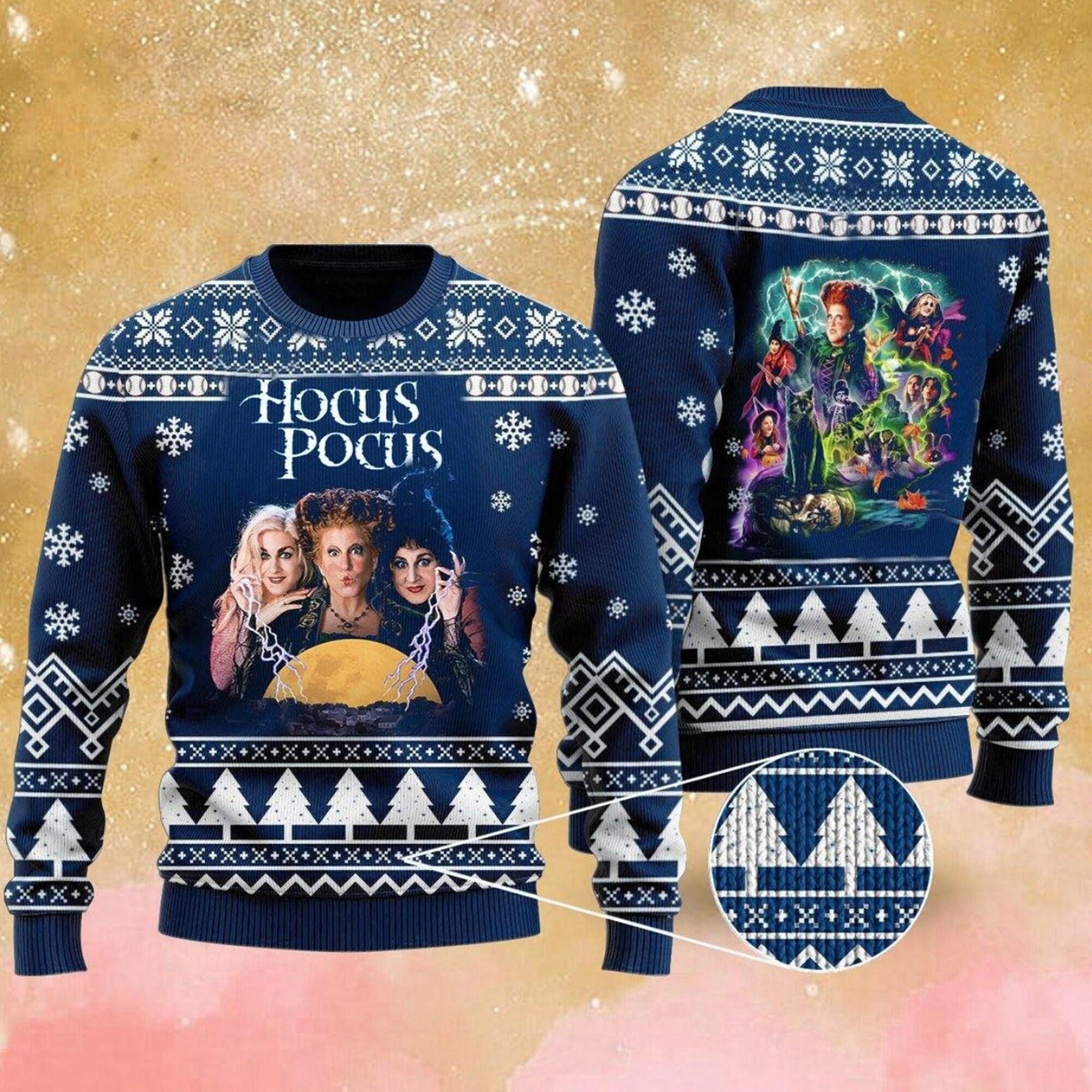 Hocus Pocus Ugly Christmas Sweater