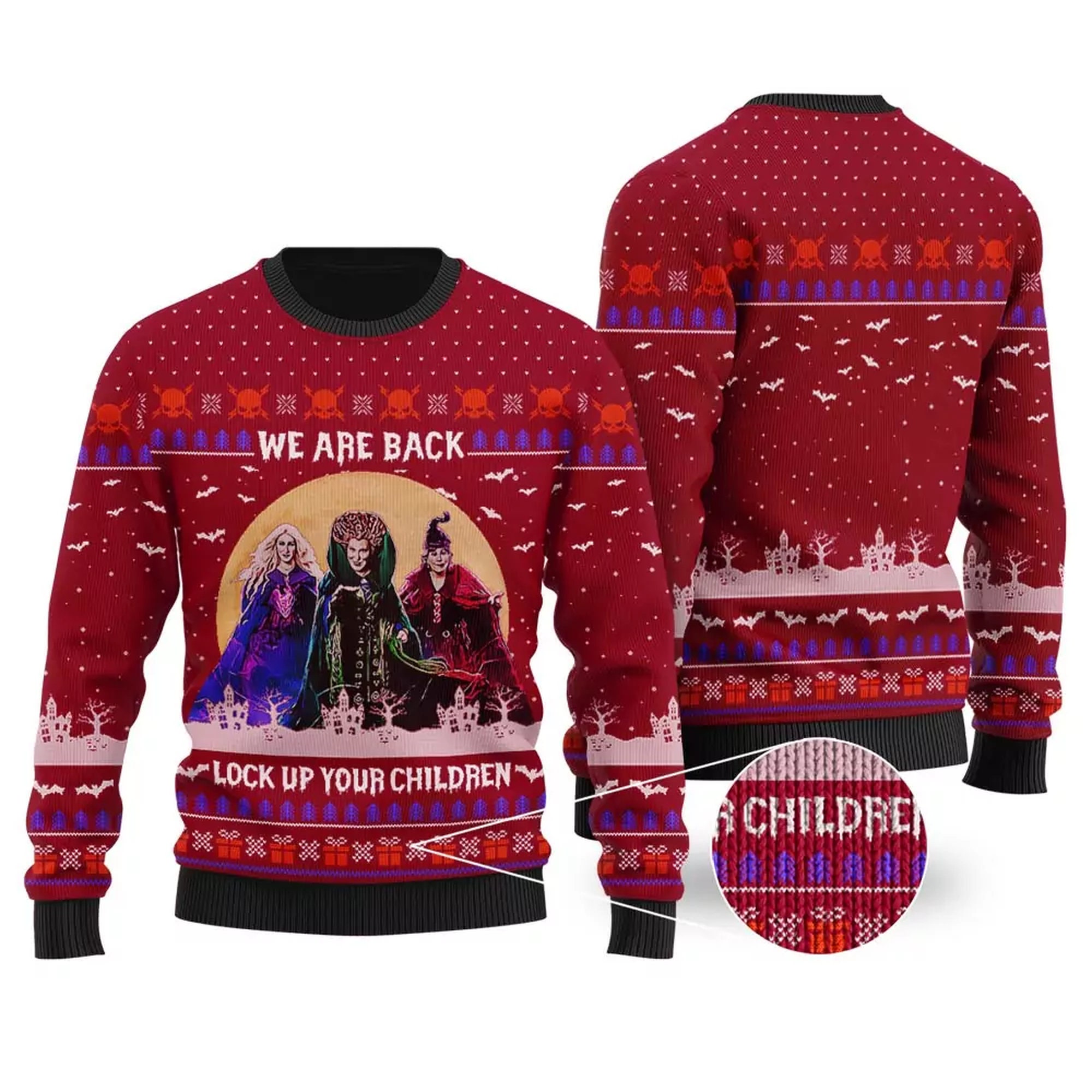 Hocus Pocus Ugly Christmas Sweater