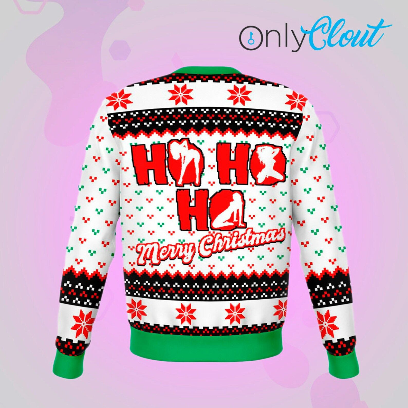 Hoe Hoe Hoe Funny Ugly Christmas Sweater