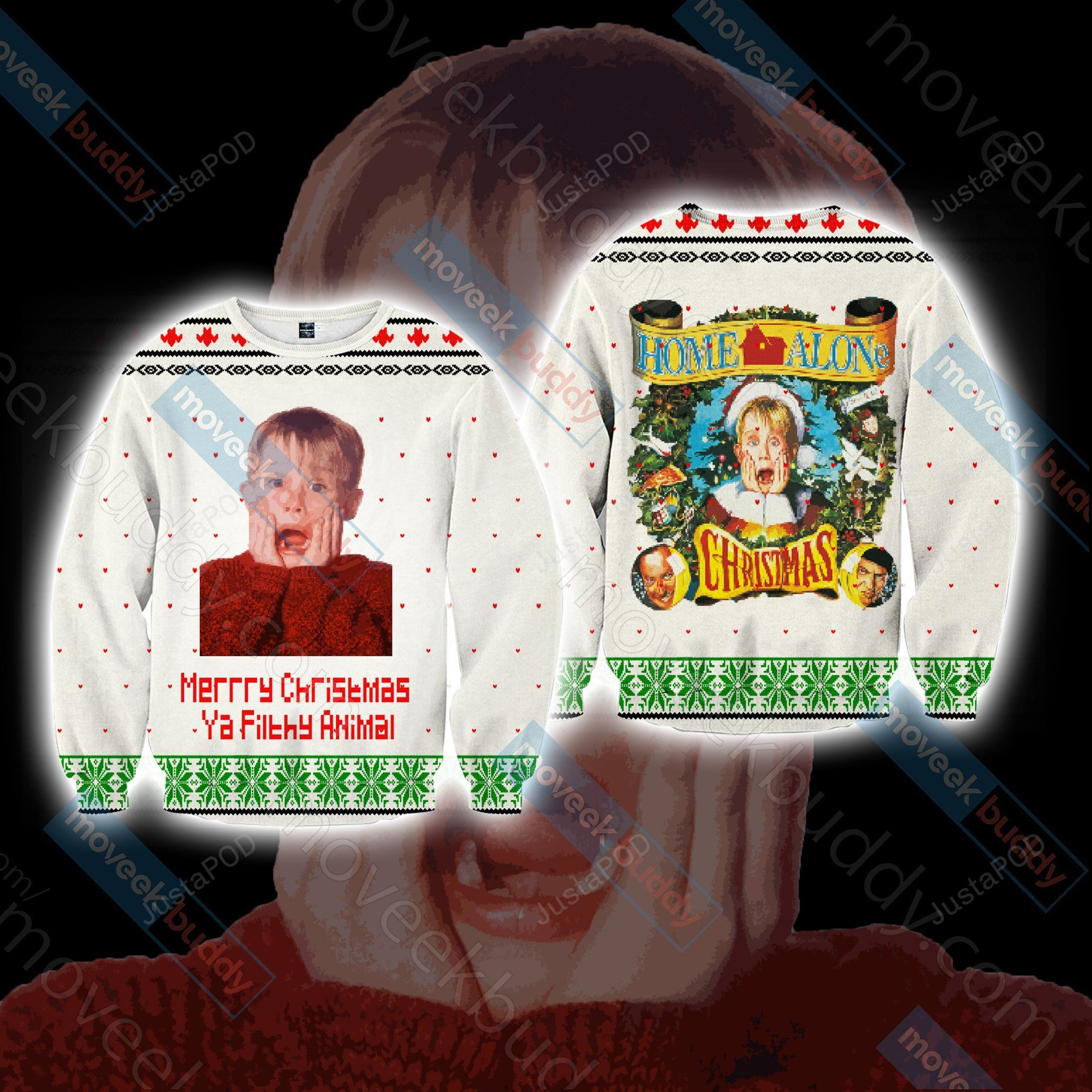Home Alone Ugly Christmas Sweater, Perfect Holiday Gift
