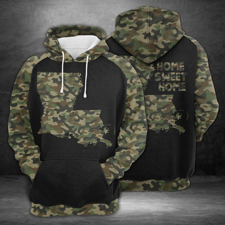 Home Sweet Home Louisiana 3D All Over Print Hoodie & Zip Hoodie