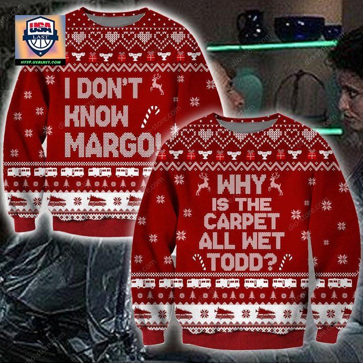 Hot I Dont Know Margo Printed Sweater