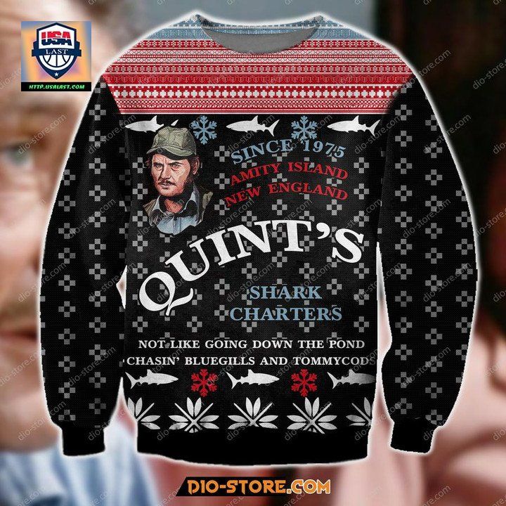 Hot Jaws Knitting Pattern Christmas Sweater