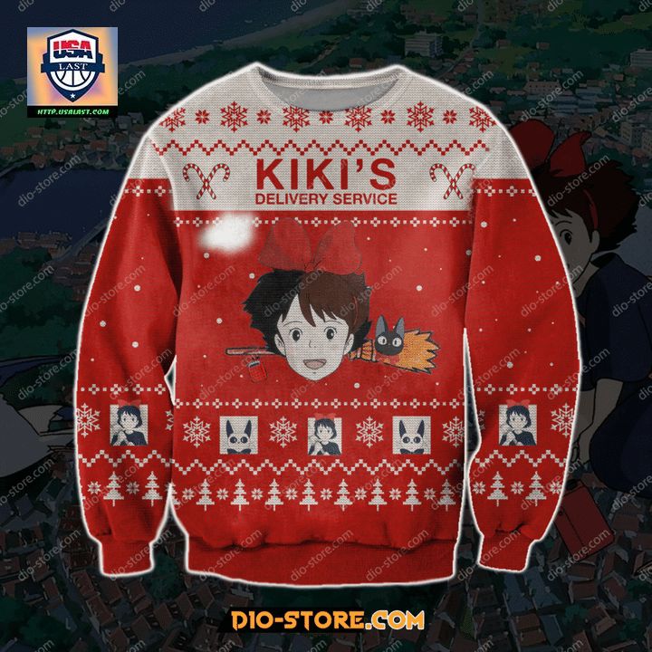 Hot Kikis Delivery Service Christmas Sweater