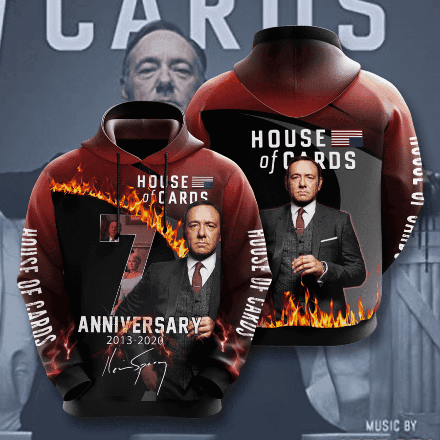House Of Cards Movie Character Anniversary 7 Years 3D All Over Print Hoodie & Zip Hoodie
