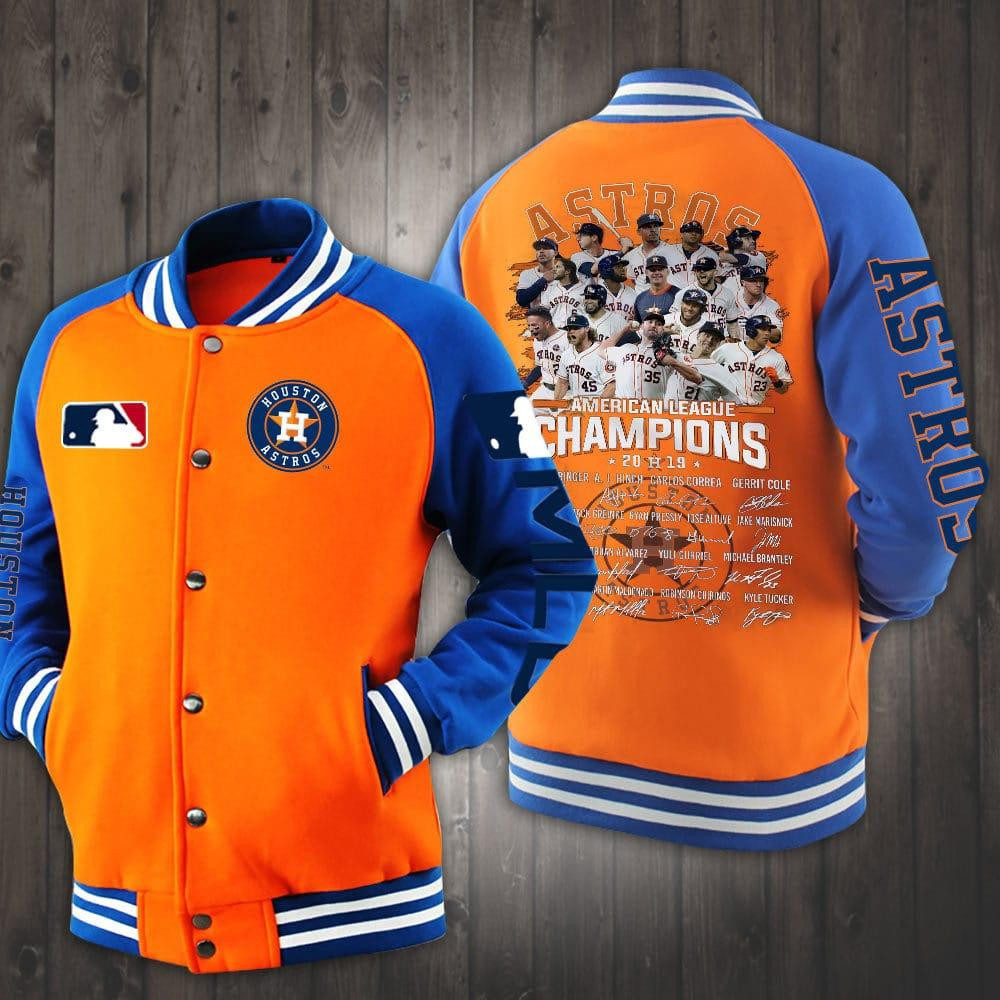 Houston Astros 2019 Varsity Baseball Jacket for Men & Women | MLB Team Fan Gift