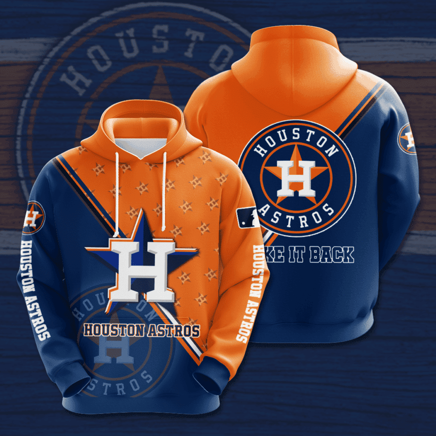 Houston Astros 3D All Over Print Hoodie & Zip Hoodie