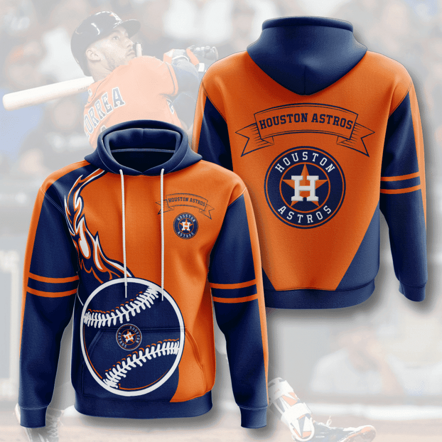 Houston Astros 3D All Over Print Hoodie & Zip Hoodie