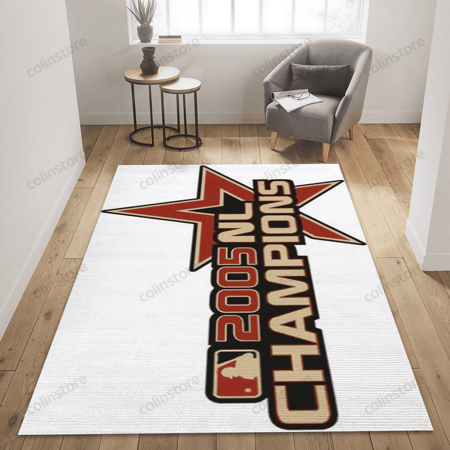 Houston Astros Champions 3D Rectangle Area Rug – Full Print Carpet For Living Room & Bedroom Home Decor