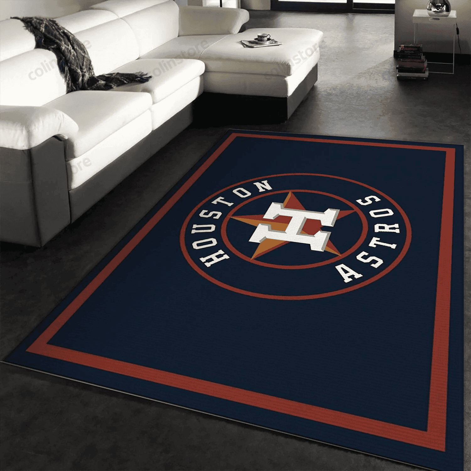 Houston Astros Imperial Spirit Rug Rectangle Area Rug – Full Print Carpet For Living Room & Bedroom Home Decor