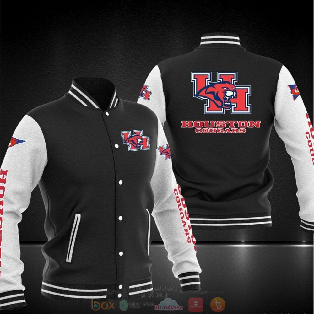 Houston Cougars Varsity Baseball Jacket for Men & Women | NCAA Team Fan Gift