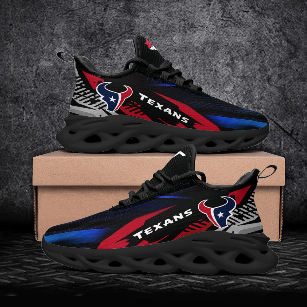 Houston Texans Max Soul Shoes Sneakers for Men And Women – NFL Football Fan Shoes, Team Sneakers