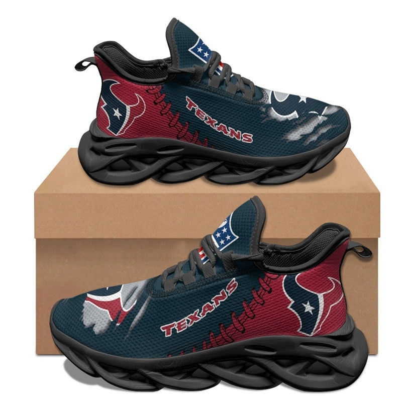 Houston Texans Max Soul Shoes Sneakers for Men And Women – NFL Football Fan Shoes, Team Sneakers