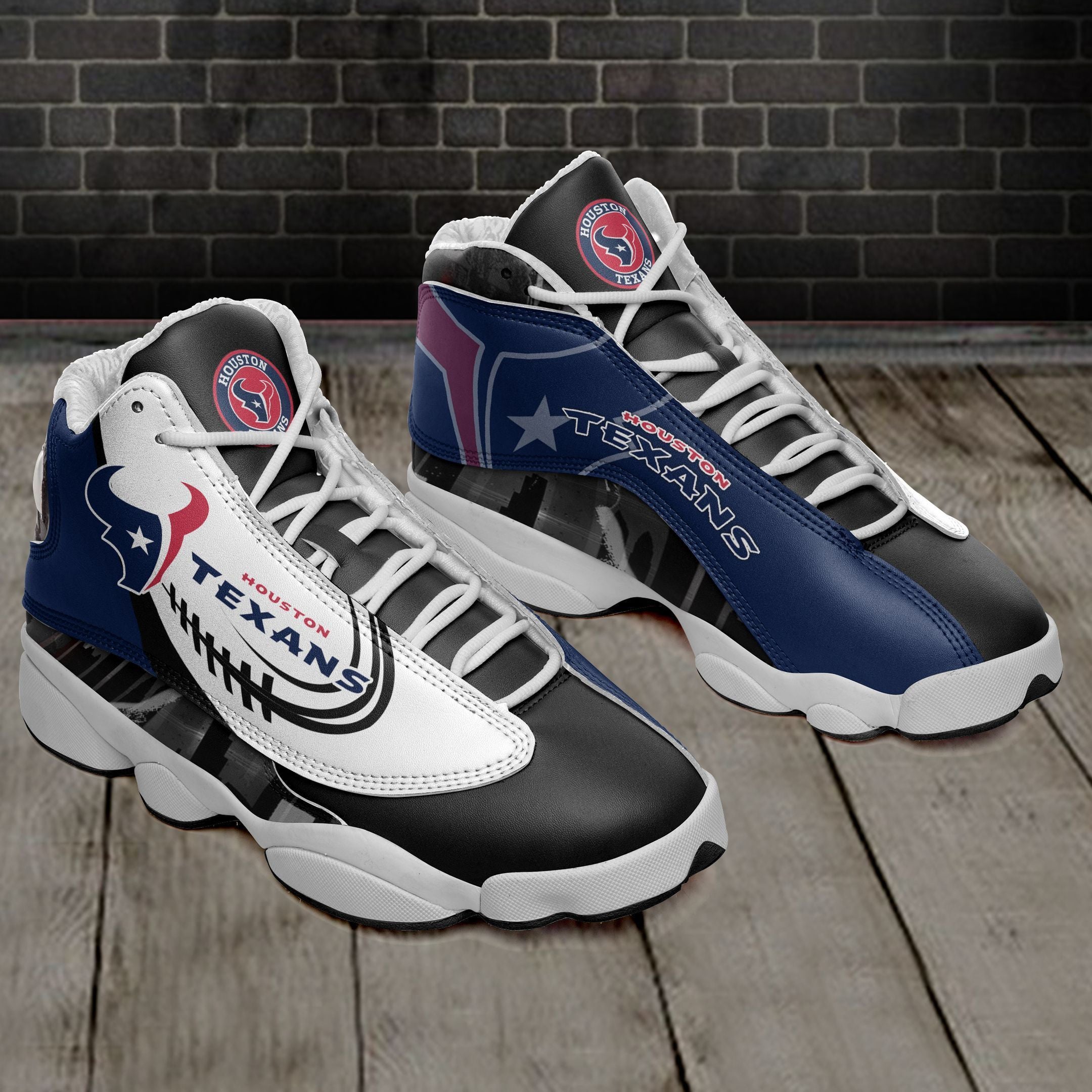 Houston Texans NFL JD13 Sneakers Shoes for Men & Women | Custom Fan Gift
