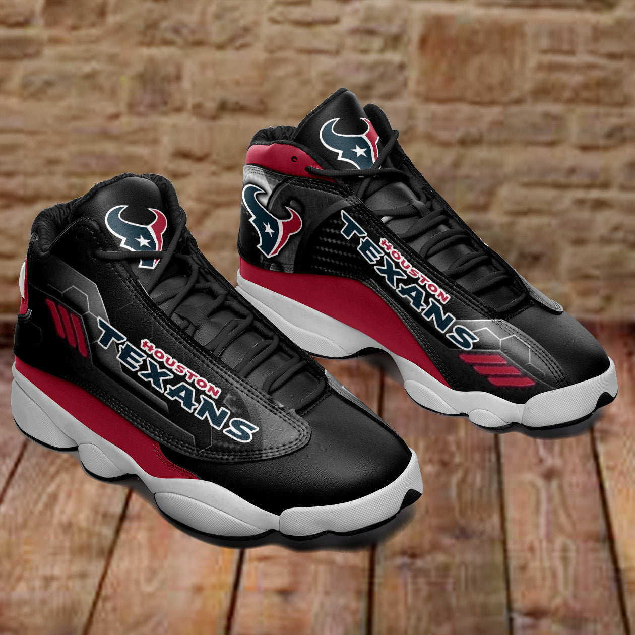 Houston Texans NFL JD13 Sneakers Shoes for Men & Women | Custom Fan Gift