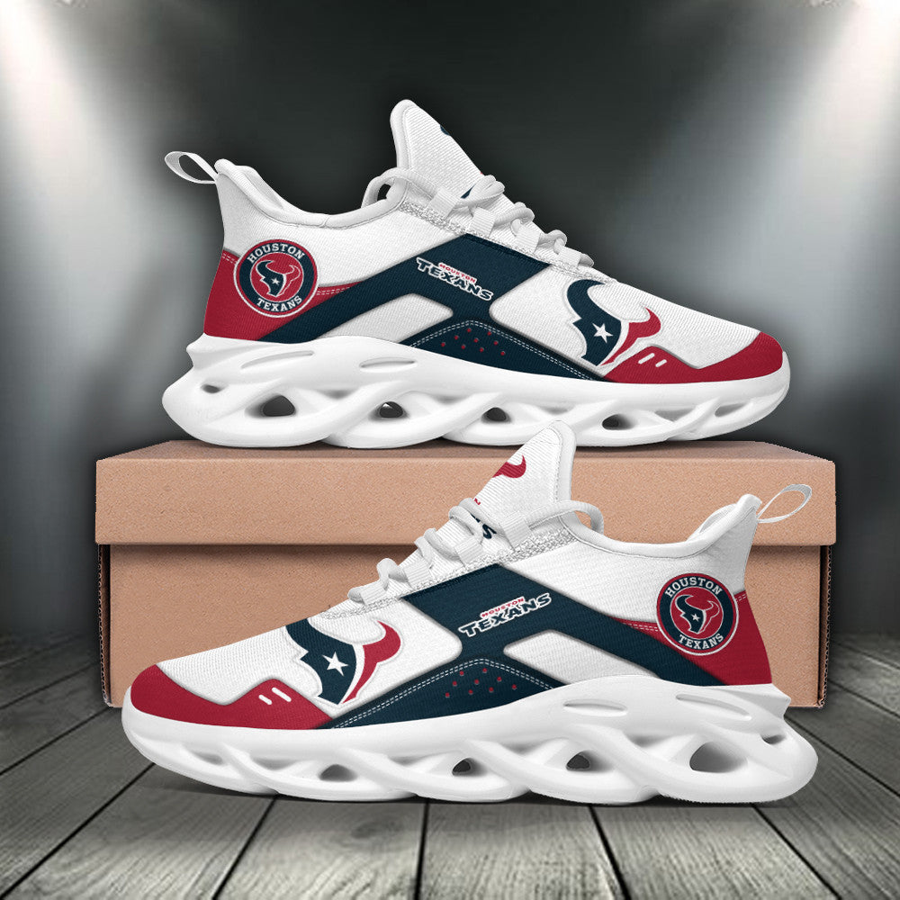 Houston Texans NFL Max Soul Shoes Sneakers for Men And Women – NFL Football Fan Shoes, Team Sneakers