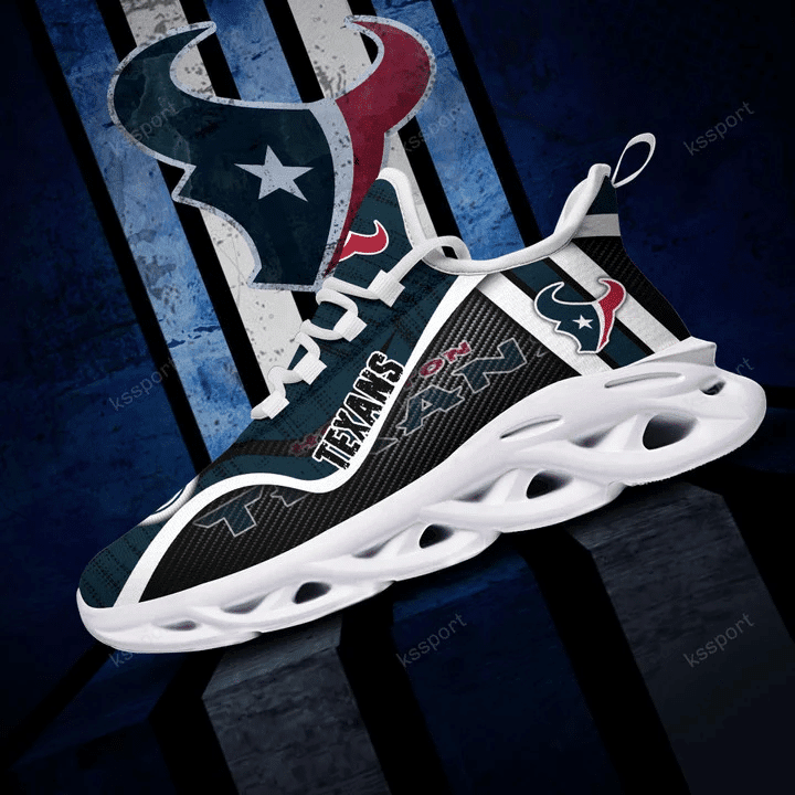Houston Texans NFL Max Soul Shoes Sneakers for Men And Women – NFL Football Fan Shoes, Team Sneakers