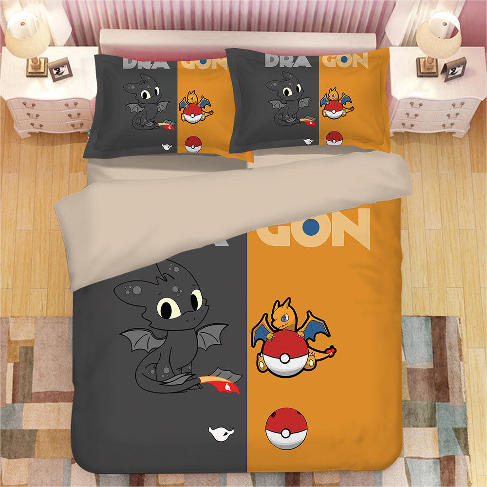 How To Train Your Dragon Hiccup Duvet Cover Quilt Cover Pillowcase Bedding Set Bed Linen Home Bedroom Decor