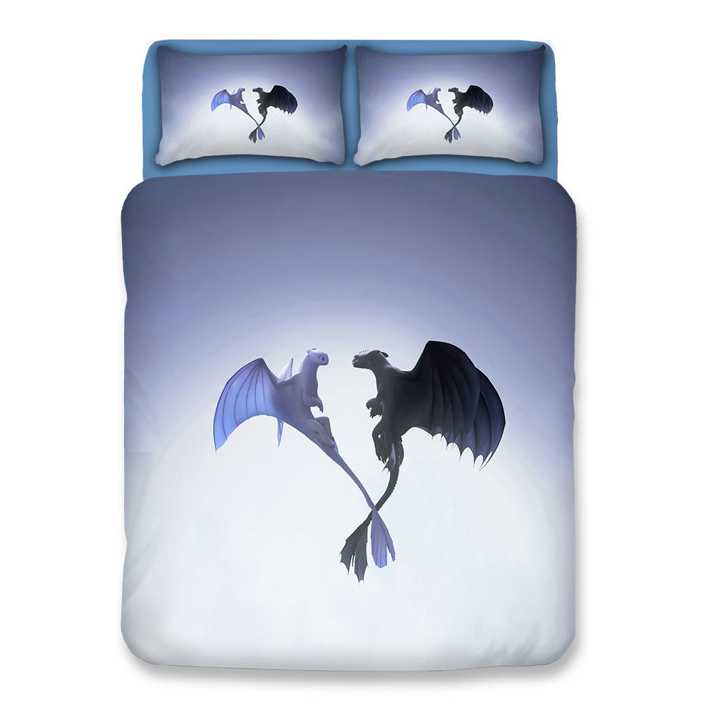 How To Train Your Dragon Hiccup Duvet Cover Quilt Cover Pillowcase Bedding Set Bed Linen Home Bedroom Decor