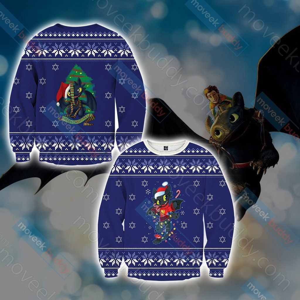 How To Train Your Dragon Ugly Christmas Sweater,