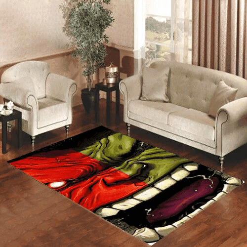 Hulk 3D Rectangle Area Rug – Full Print Carpet For Living Room & Bedroom Home Decor