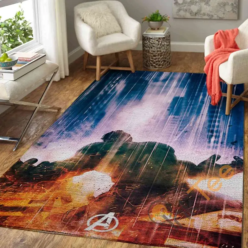 Hulk 3D Rectangle Area Rug – Full Print Carpet For Living Room & Bedroom Home Decor