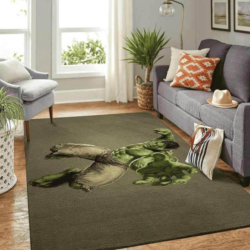 Hulk 3D Rectangle Area Rug – Full Print Carpet For Living Room & Bedroom Home Decor