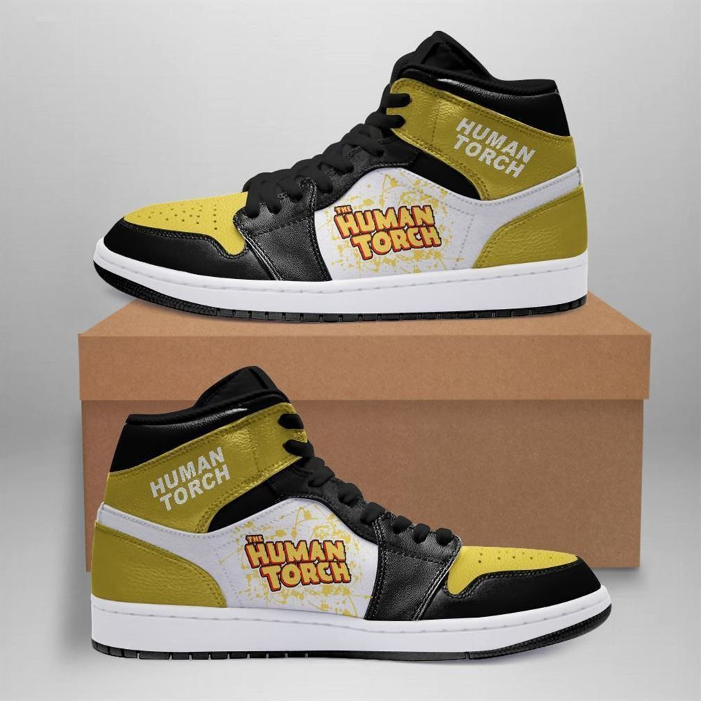 Human Torch Marvel Shoes Sport Air Jd Sneakers