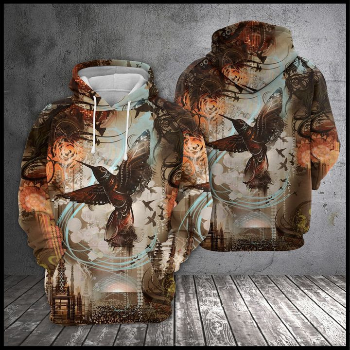 Hummingbird 3D All Over Print Hoodie & Zip Hoodie