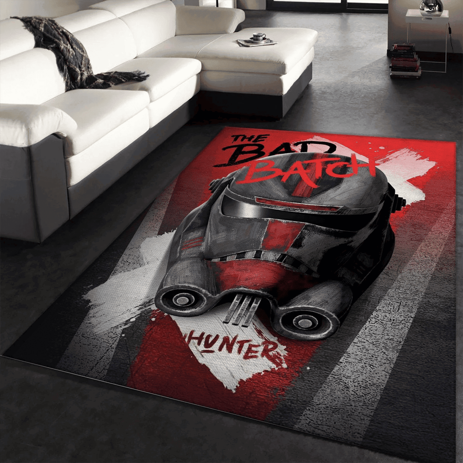 Hunter Star War 3D Rectangle Area Rug – Full Print Carpet For Living Room & Bedroom Home Decor