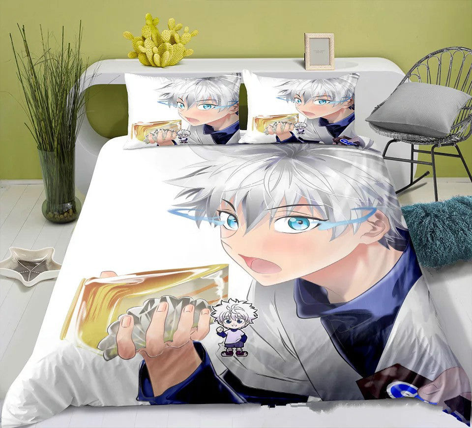 Hunter X Hunter Duvet Cover Quilt Cover Pillowcase Bedding Set Bed Linen Home Bedroom Decor