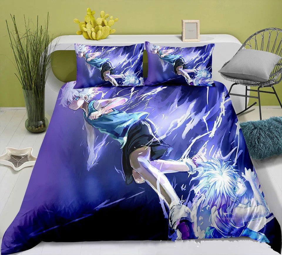 Hunter X Hunter Duvet Cover Quilt Cover Pillowcase Bedding Set Bed Linen Home Bedroom Decor