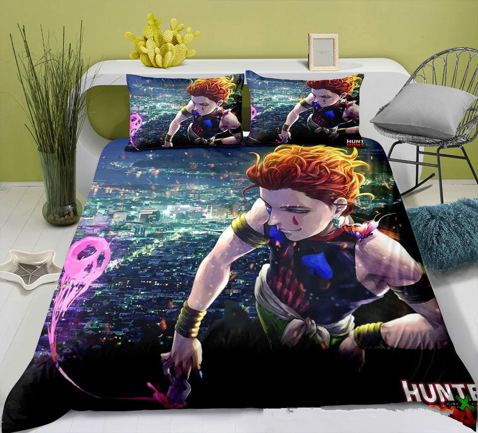 Hunter X Hunter Duvet Cover Quilt Cover Pillowcase Bedding Set Bed Linen Home Bedroom Decor