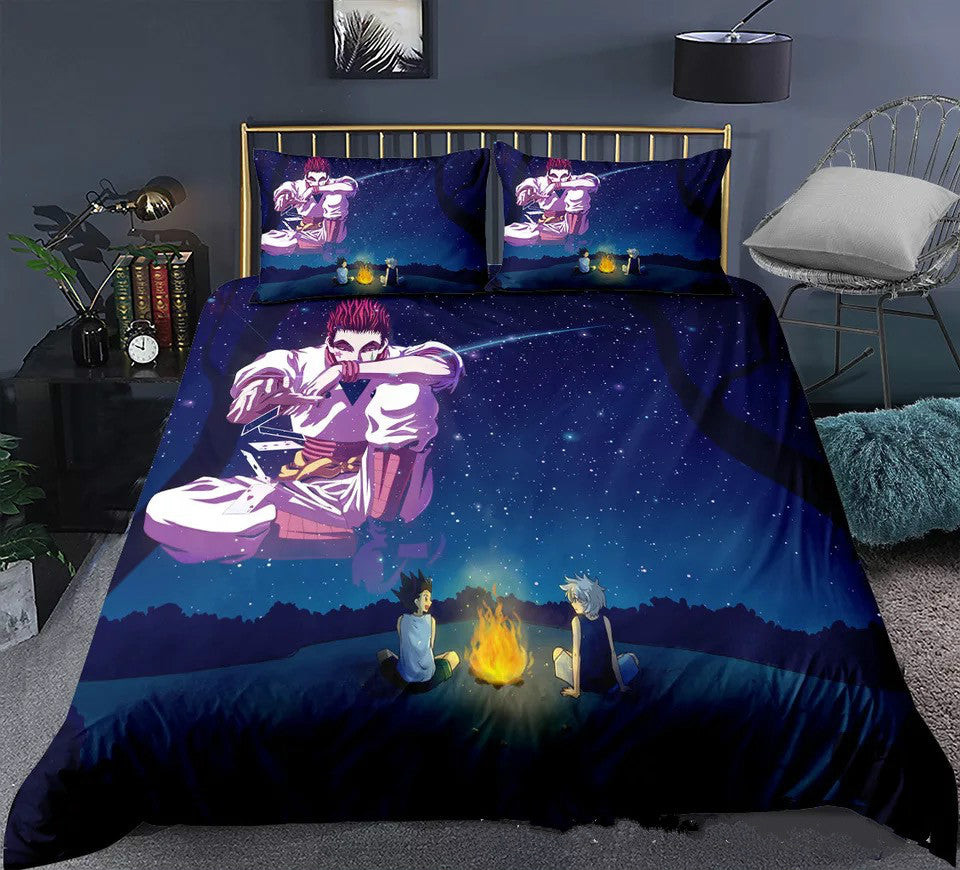 Hunter X Hunter Duvet Cover Quilt Cover Pillowcase Bedding Set Bed Linen Home Bedroom Decor