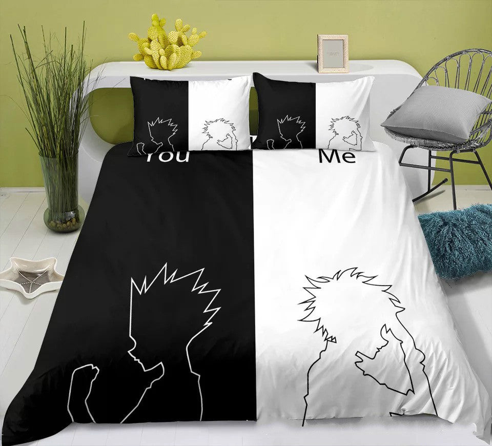 Hunter X Hunter Duvet Cover Quilt Cover Pillowcase Bedding Set Bed Linen Home Bedroom Decor