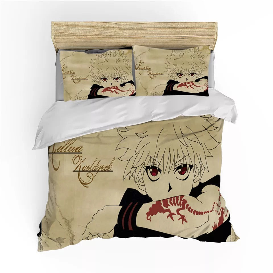 Hunter X Hunter Duvet Cover Quilt Cover Pillowcase Bedding Set Bed Linen Home Bedroom Decor