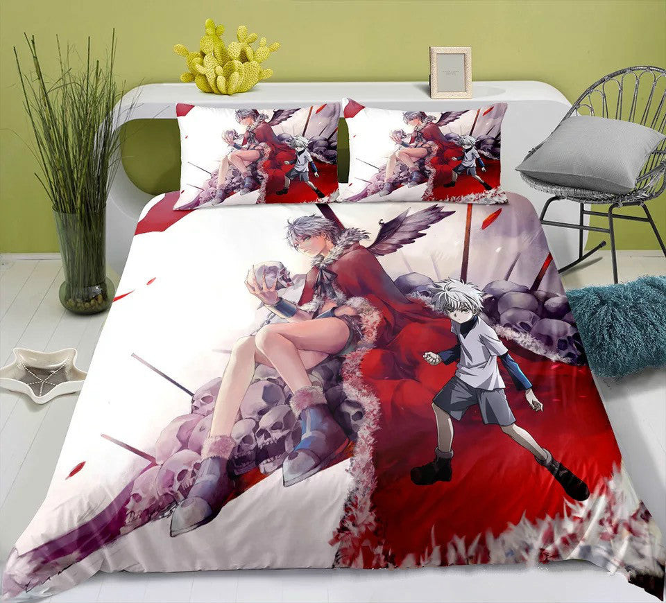 Hunter X Hunter Duvet Cover Quilt Cover Pillowcase Bedding Set Bed Linen Home Bedroom Decor